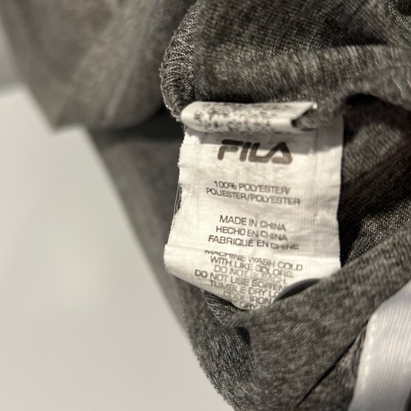 Fila Black/Heather Gray Athletic Polo - Picture 5 of 11